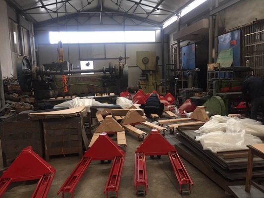 Heavy Duty Mild Steel Pallet Truck Scales With Hand Brake